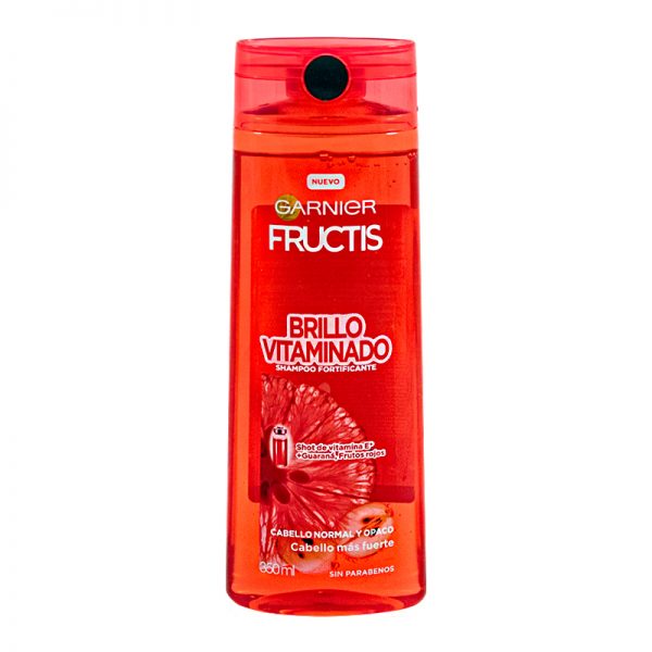 Garnier Shampoo Fructis Brillo Vitaminado 350ml Pamelita distribuidora