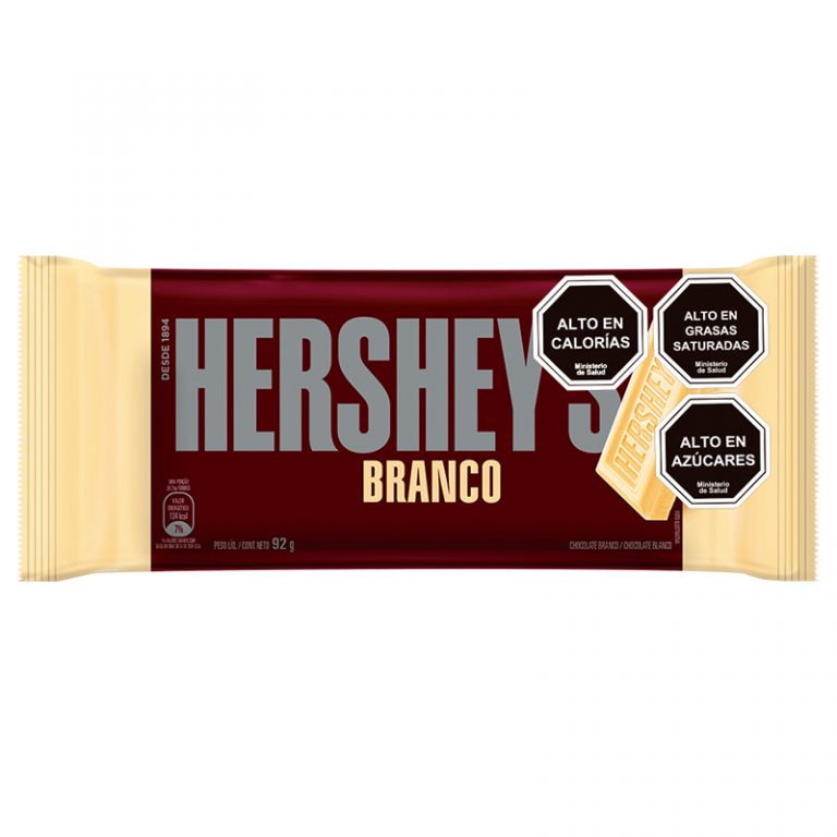 Barra de Chocolate Hershey's Blanco 92g Pamelita distribuidora